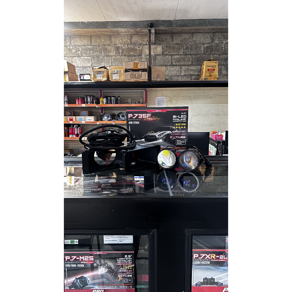 Custom 3D Print Cover Foglamp BMW E36 | Dudukan Lampu Biled Foglamp E36 | Paket Cover + Lampu Biled PRO7 + Relay Set - Gambar 3