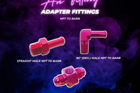 FLEX Performance NPT to Barb Connector - Sambungan Selang Oil Cooler dan Radiator
