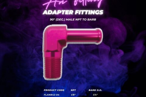 90° Male NPT to Barb Adapter