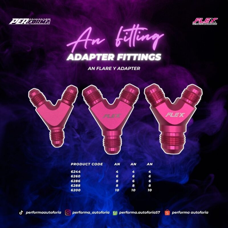 AN Flare Y Adapter