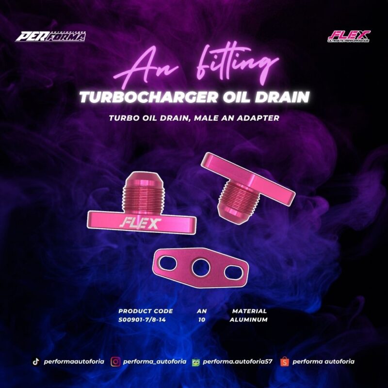 Turbo Oil Drain Male