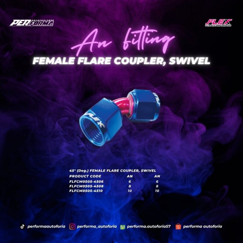 45° Female Flare