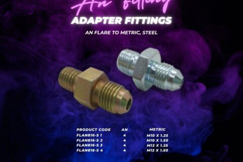 AN Flare to Metric Steel